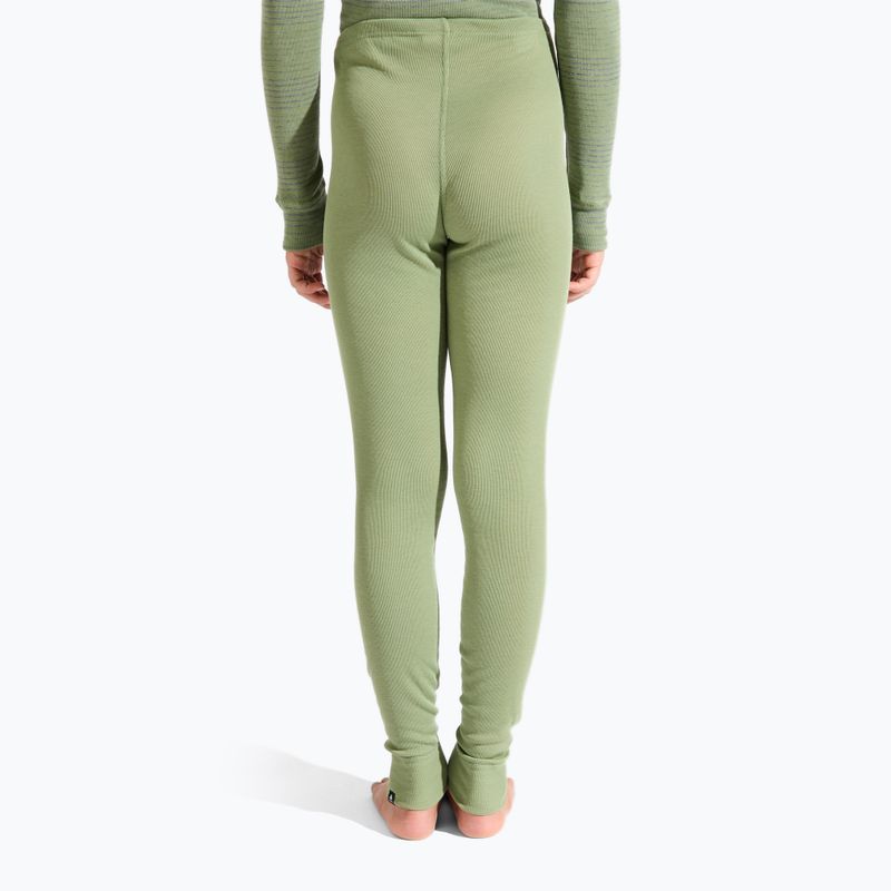 Kinder Thermounterwäsche ODLO Active Warm Eco Long stahlgrau melange/mattgrün 3