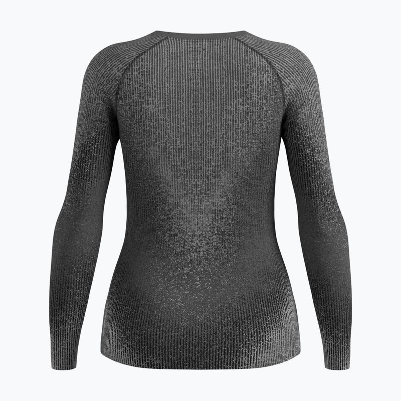 Damen-Thermoaktivshirt Odlo Performance Warm Blackcomb Bl Top Crew Neck black 2