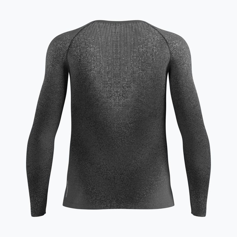 Herren Thermo-Longsleeve ODLO Performance Warm Blackcomb Bl Top Crew Neck black 2