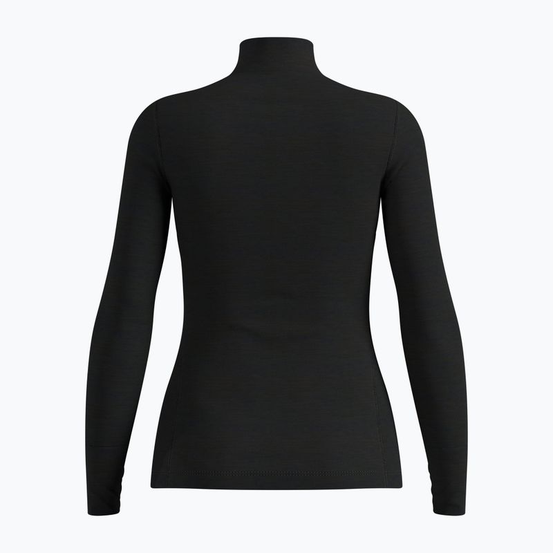 Damen-Funktionssweatshirt ODLO Merino 200 Bl Top Turtle Neck black 2