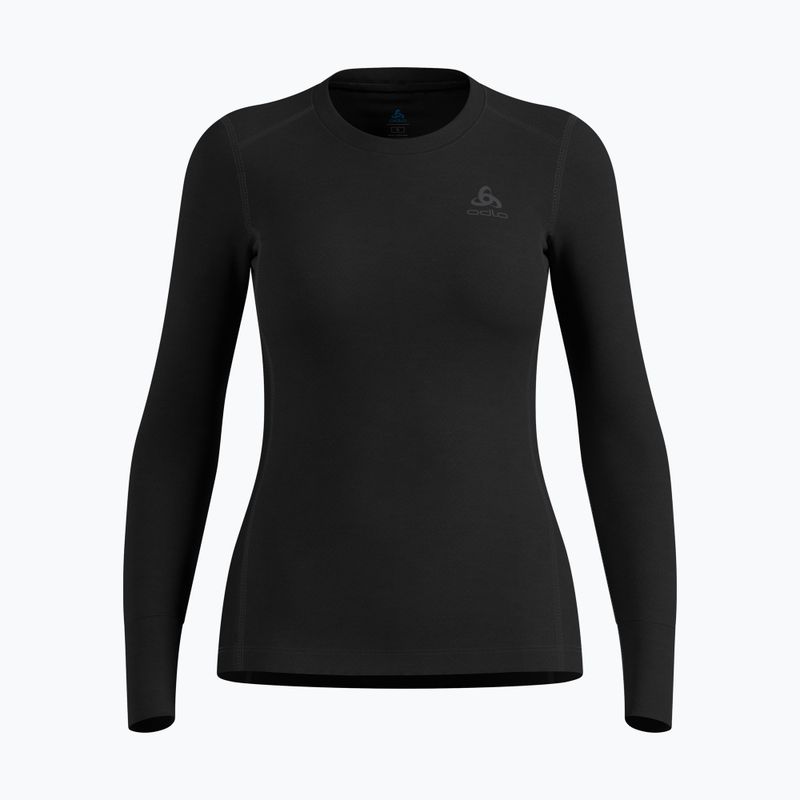 Damen-Funktionssweatshirt ODLO Merino 200 Bl Top Crew Neck black 5
