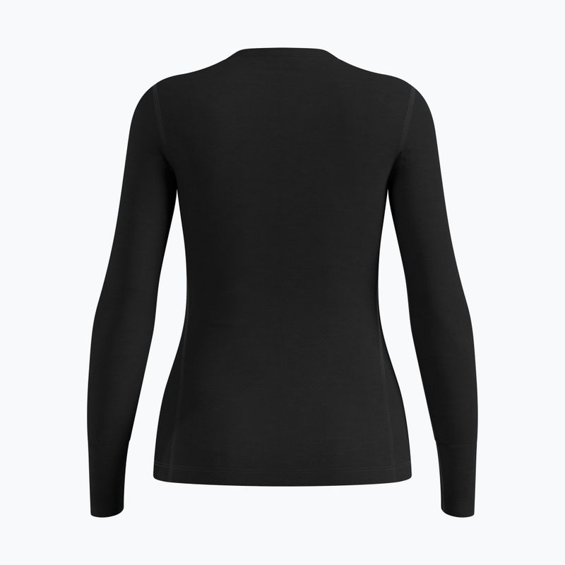 Damen-Funktionssweatshirt ODLO Merino 200 Bl Top Crew Neck black 6