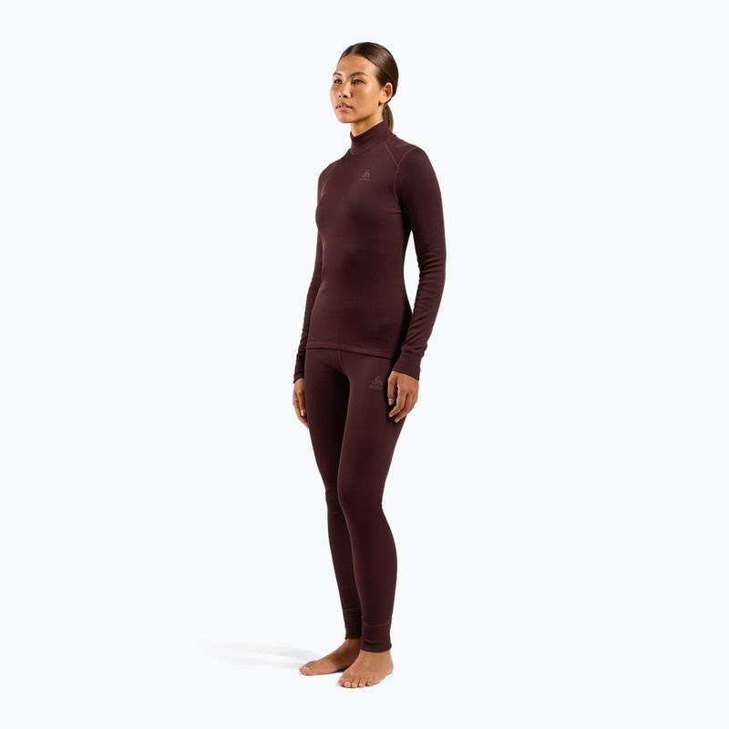 Thermoaktive Hose Damen ODLO Active Warm Bl Bottom Long fudge 2