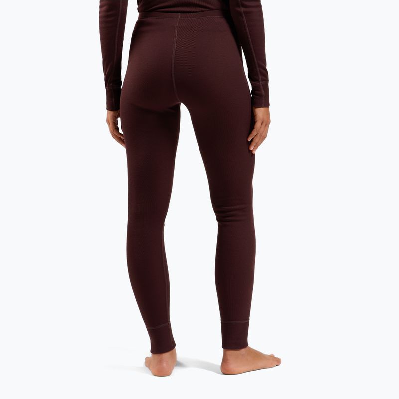 Thermoaktive Hose Damen ODLO Active Warm Bl Bottom Long fudge 3