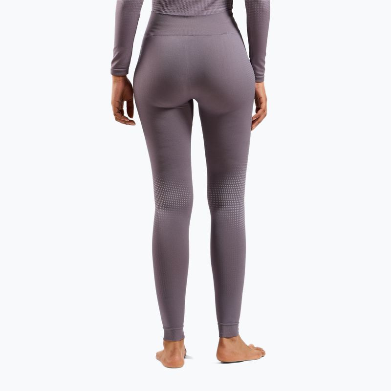 Thermoaktive Hose Damen ODLO Performance Warm Bl Bottom Long gray ridge 3