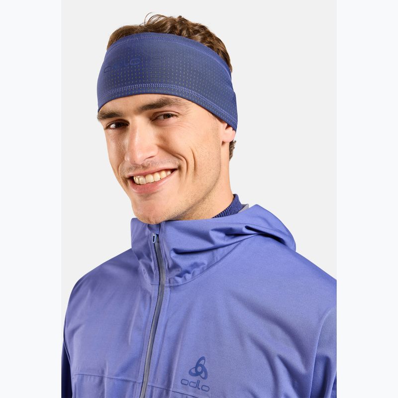 Stirnband ODLO Polyknit Warm Reflective Skipper Blue 5