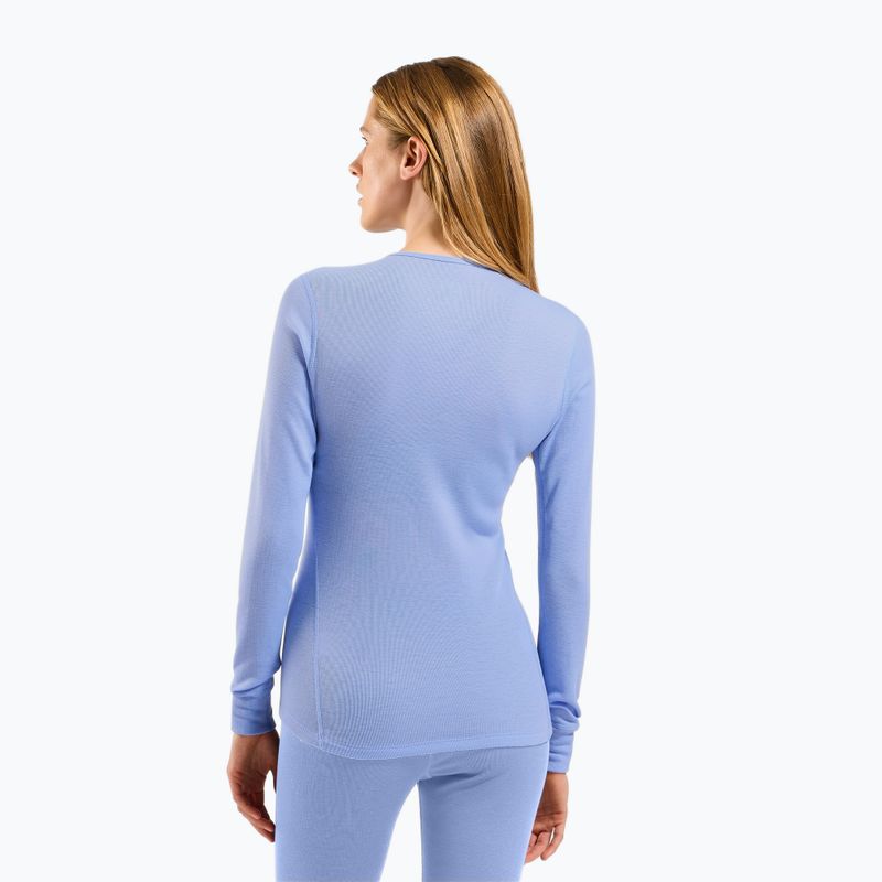 Damen Thermoaktivshirt ODLO Active Warm Bl Top Crew Neck blue heron 3