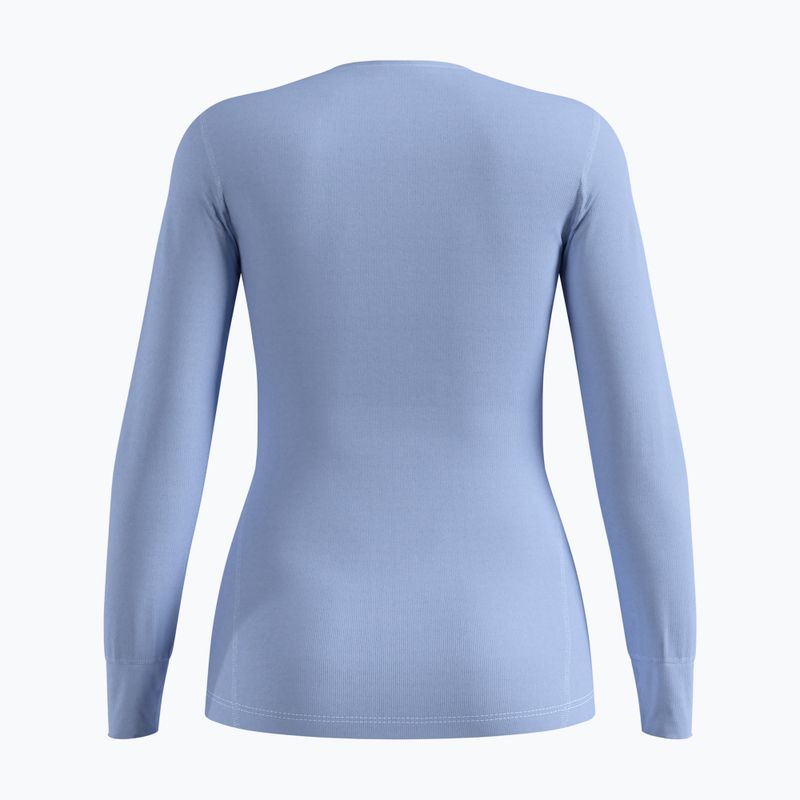 Damen Thermoaktivshirt ODLO Active Warm Bl Top Crew Neck blue heron 6