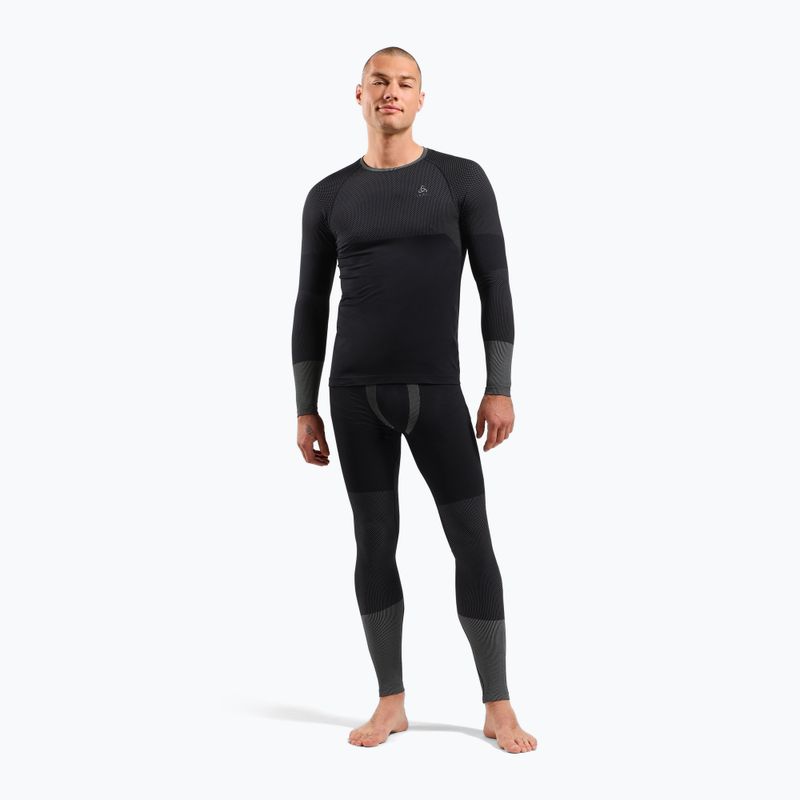 Herren Thermo-Longsleeve ODLO Fundamentals Performance Warm Bl Top Crew Neck black 2