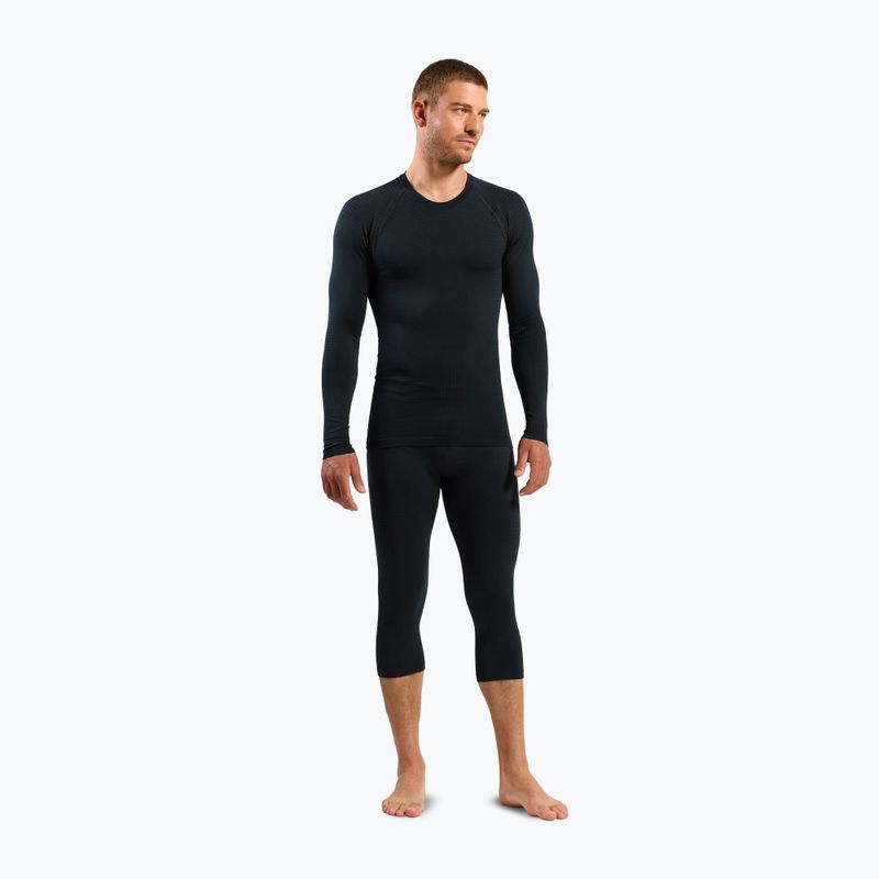 Herren Funktionsshirt langärmlig ODLO Performance Warm Bl Top Crew Neck black 2