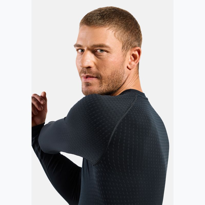 Herren Funktionsshirt langärmlig ODLO Performance Warm Bl Top Crew Neck black 4