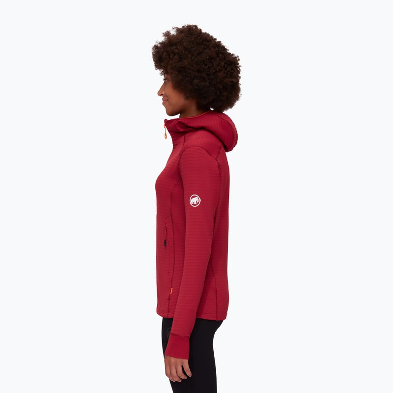 MAMMUT Damen-Fleece-Sweatshirt Aconcagua Light MI rot 3