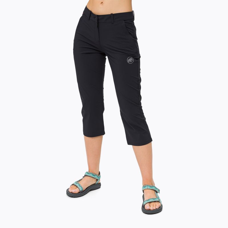 Damen-Trekkinghose MAMMUT Runbold Capri schwarz