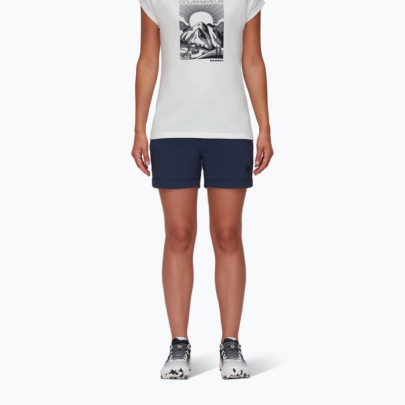 Mammut Damen-Trekking-Shorts Runbold Roll Cuff navy blau 1023-00700-5118-38-10