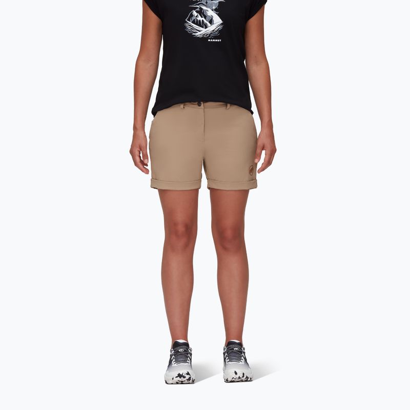 MAMMUT Damen-Trekking-Shorts Runbold Roll Cuff beige