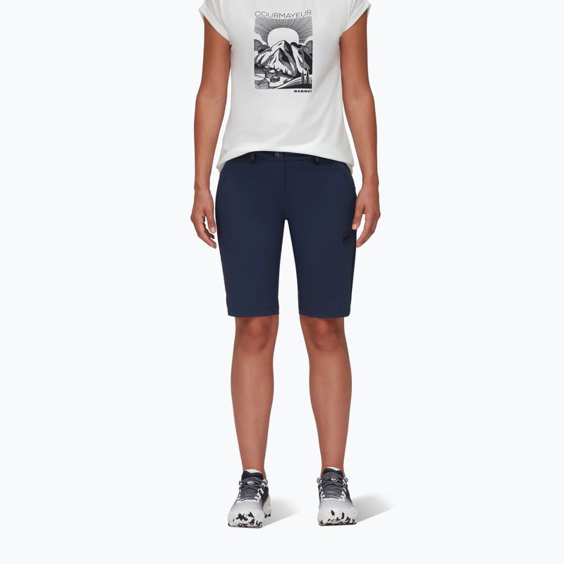 Damen-Trekking-Shorts MAMMUT Runbold navy blau 2