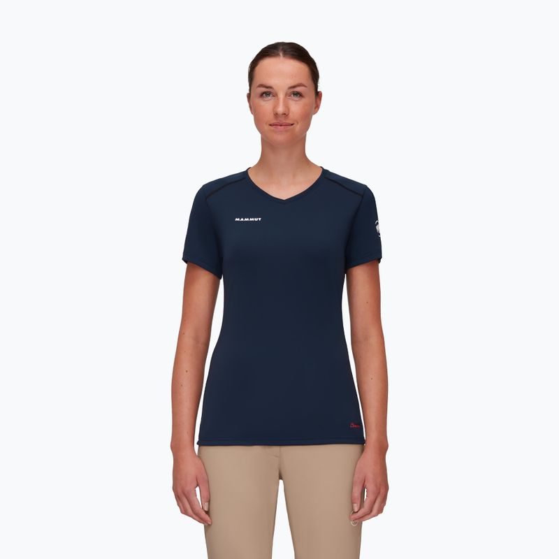 MAMMUT Damen-Trekking-Shirt Sertig navy blau