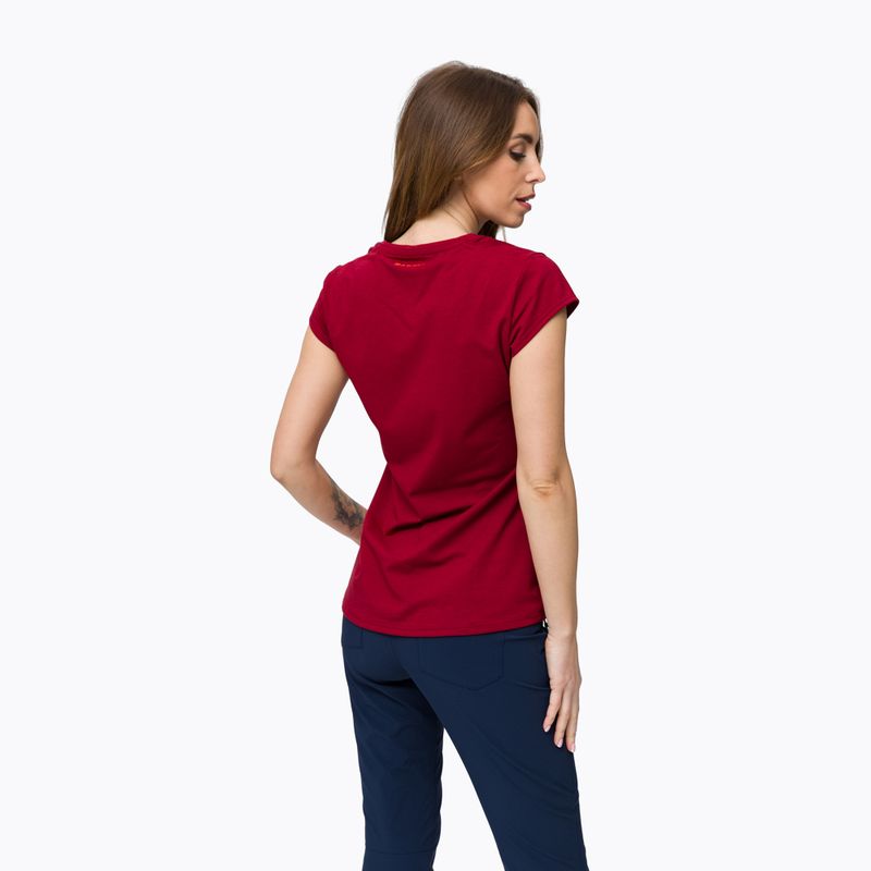 Damen-Trekking-Shirt MAMMUT Trovat kastanienbraun 3