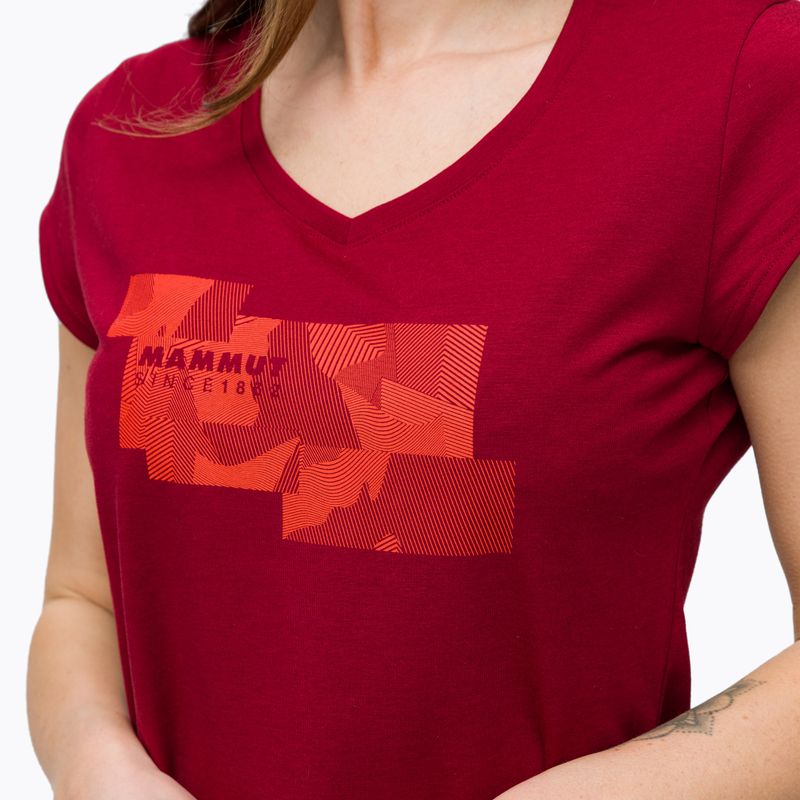 Damen-Trekking-Shirt MAMMUT Trovat kastanienbraun 4