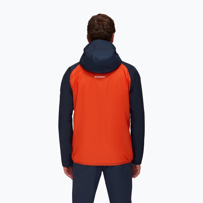 MAMMUT Kento Light HS Herren Hardshelljacke orange und marineblau 3