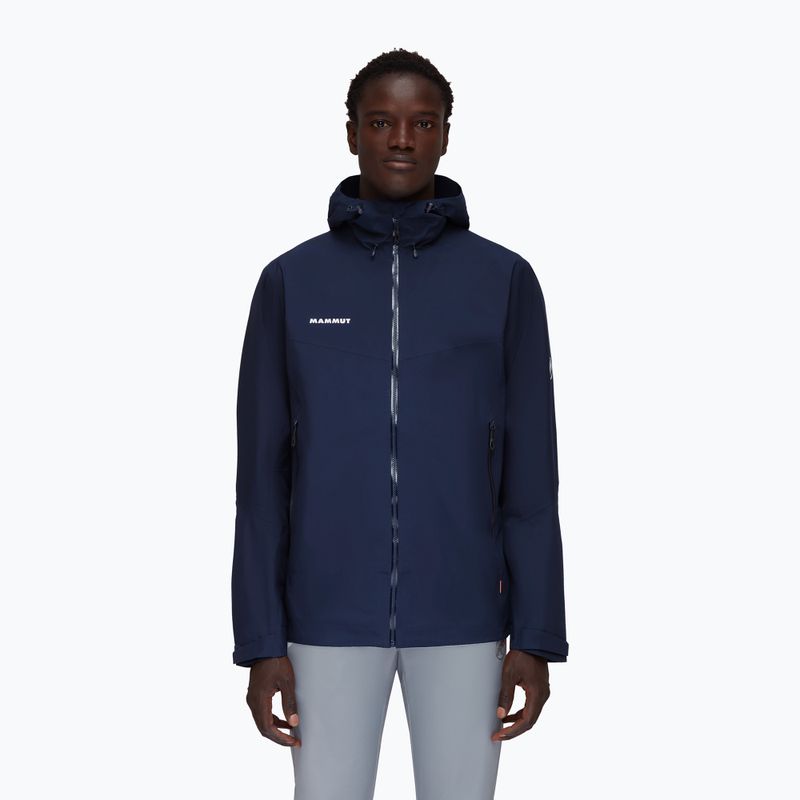 Mammut Convey Tour HS Hooded Herren Regenjacke navy blau