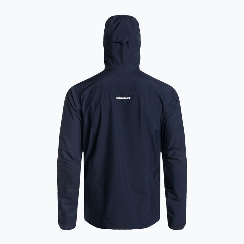 Mammut Convey Tour HS Hooded Herren Regenjacke navy blau 5