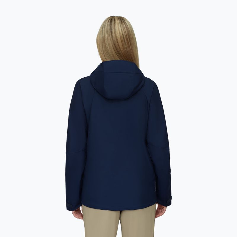 MAMMUT Convey Tour HS Damen Regenjacke mit Kapuze marineblau 3