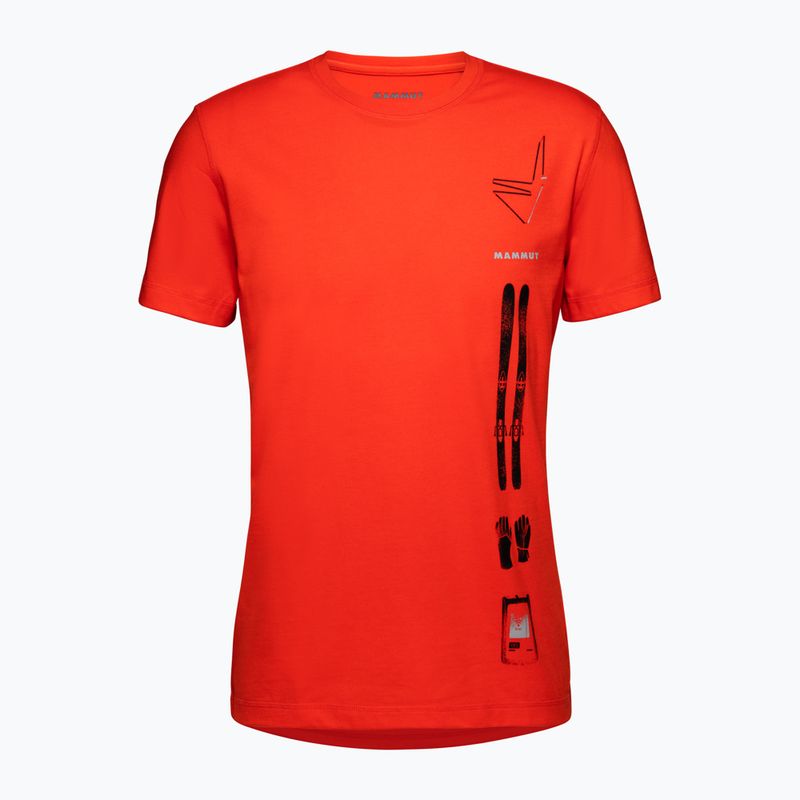 MAMMUT Core Snow Herren-Trekkinghemd rot