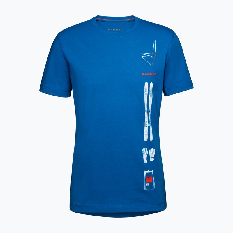 MAMMUT Core Snow Herren-Trekkinghemd blau