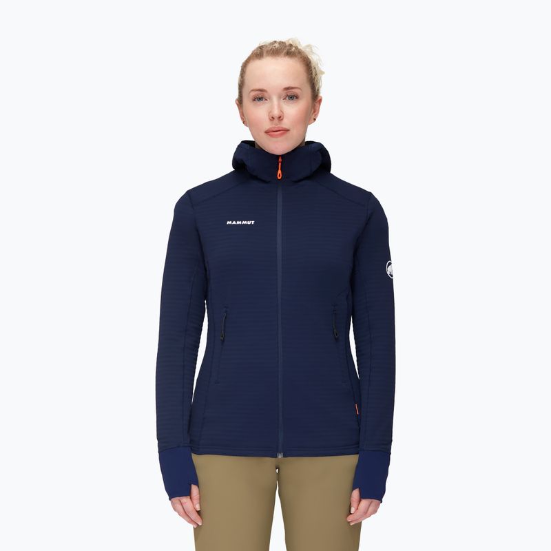 Mammut Damen Fleece-Sweatshirt Taiss Light ML Hooded navy blau 1014-04540-5118-114