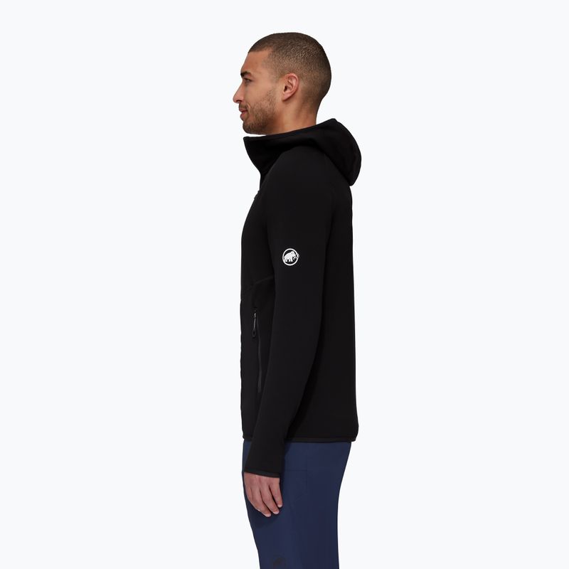 Herren MAMMUT Aconcagua ML Kapuzen-Trekking-Sweatshirt schwarz 3
