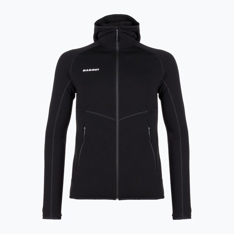 Herren MAMMUT Aconcagua ML Kapuzen-Trekking-Sweatshirt schwarz 4