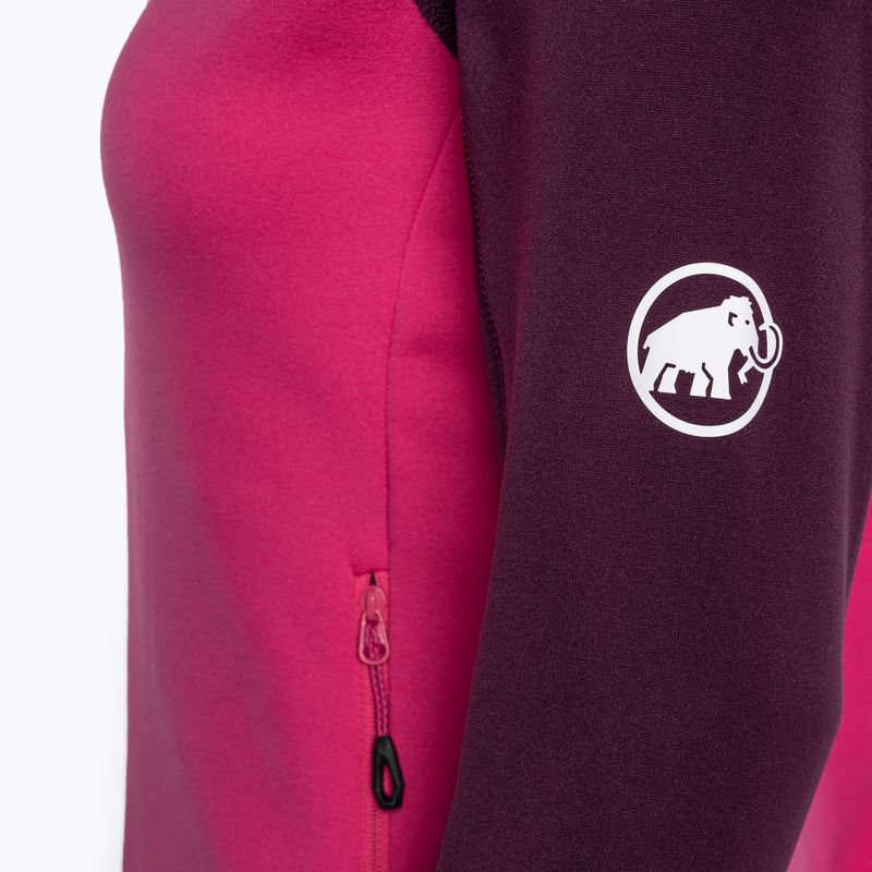 MAMMUT Aconcagua ML Damen-Trekking-Sweatshirt rosa und lila 4