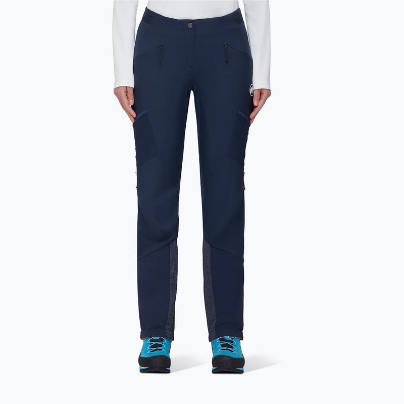 Damen-Softshellhose MAMMUT Aenergy IN Hybrid navy blau