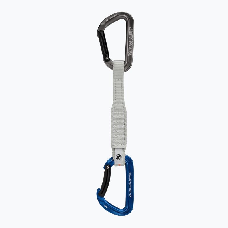 Mammut Workhorse Keylock Quickdraw 17 cm grau/blau Kletterexpress