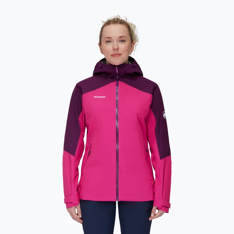 MAMMUT Damen Convey Tour HS Regenjacke mit Kapuze rosa