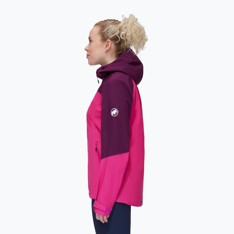 MAMMUT Damen Convey Tour HS Regenjacke mit Kapuze rosa 3