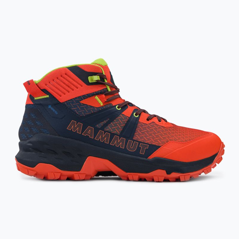 Herren-Trekkingstiefel MAMMUT Sertig II Mid GTX rot 2