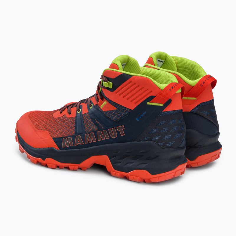 Herren-Trekkingstiefel MAMMUT Sertig II Mid GTX rot 3