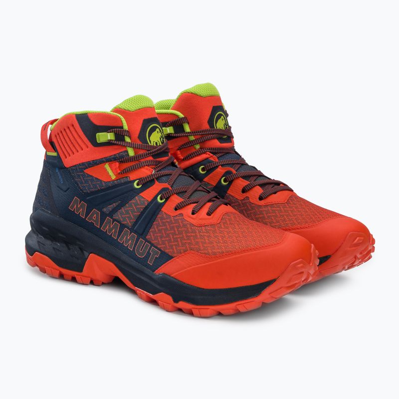 Herren-Trekkingstiefel MAMMUT Sertig II Mid GTX rot 4