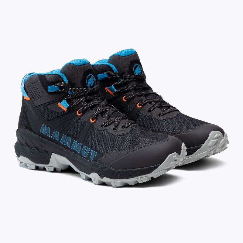 Damen-Trekkingstiefel MAMMUT Sertig II Mid GTX grau 5