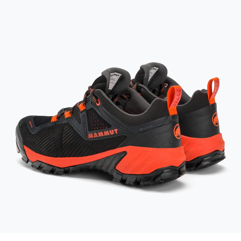 Mammut Sapuen Low GTX Herren-Trekkingstiefel schwarz und rot 3