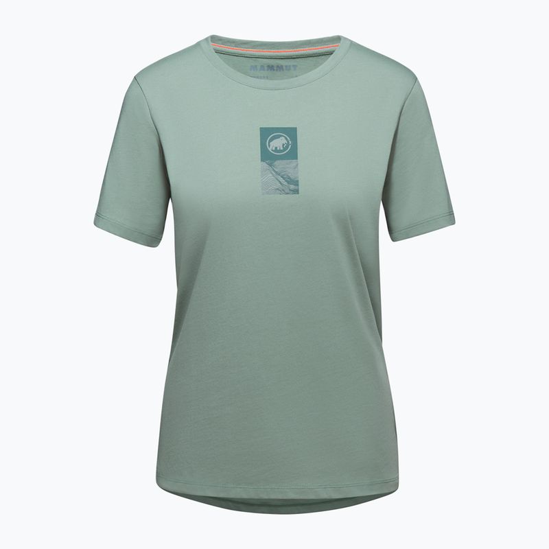 Wandershirt trekking Damen Mammut Core Emblem grün 117-482 4