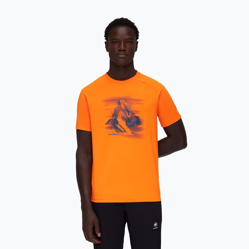 Wandershirt trekking Herren Mammut Mountain Hörnligrat orange 117-529
