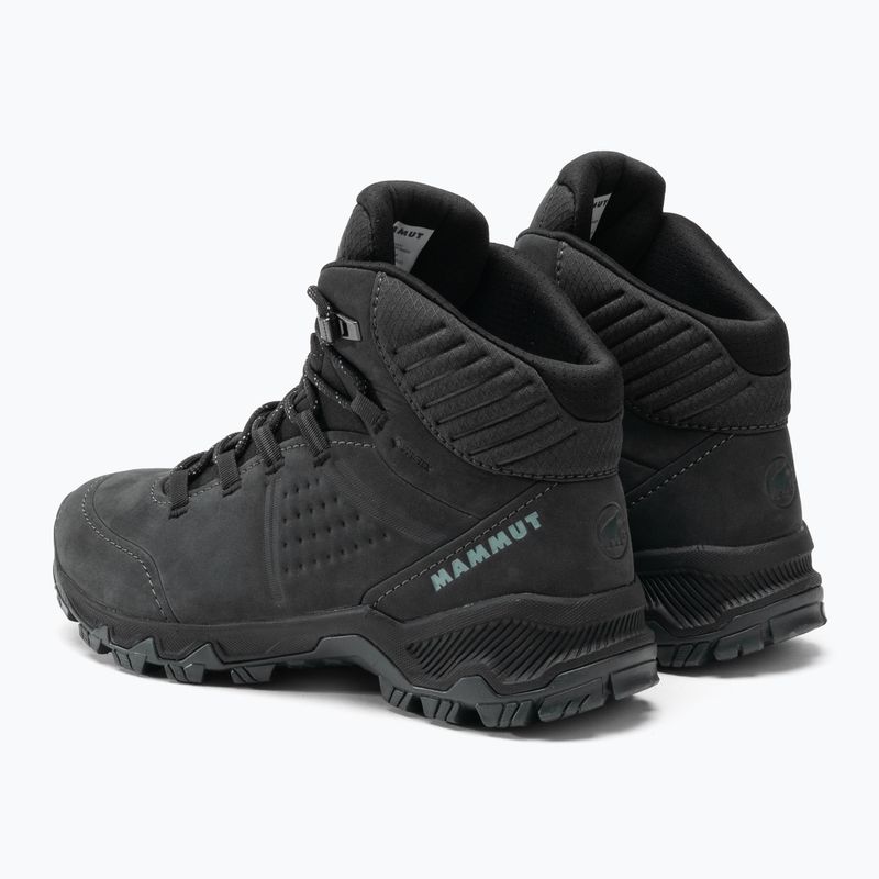Damen-Trekkingstiefel Mammut Nova IV Mid GTX schwarz 3