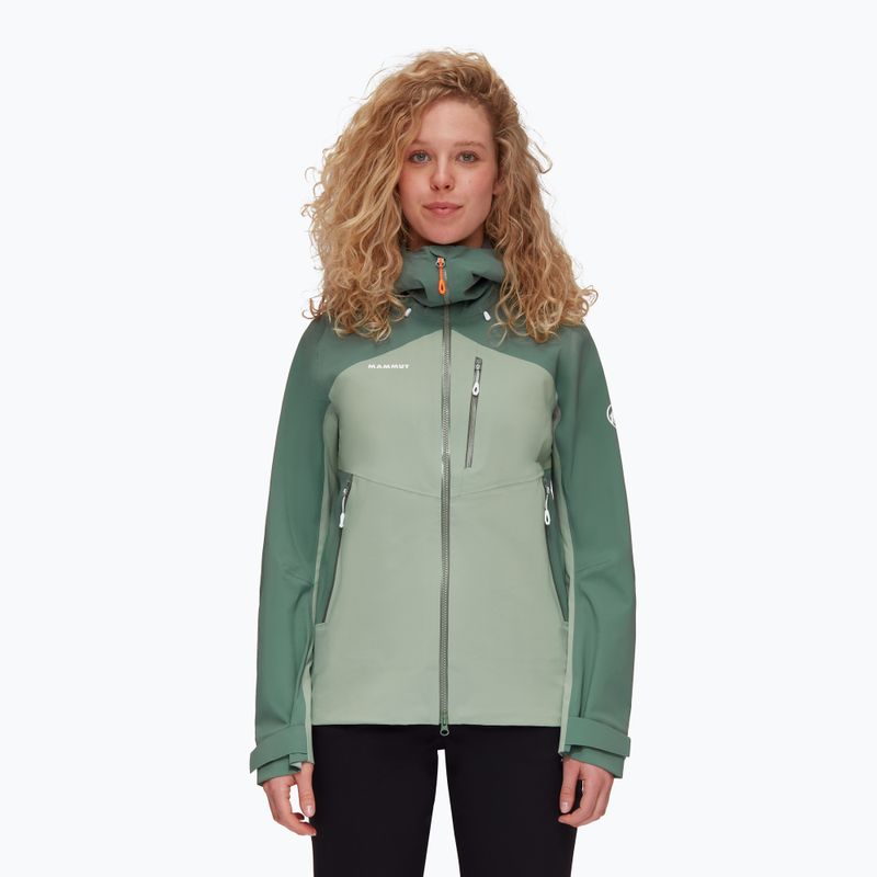 Mammut Alto Guide HS Hooded Damen Regenjacke grün 1010-29570-40240-114