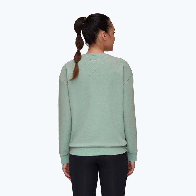 Mammut Damen-Trekking-Sweatshirt Core ML Crew Neck Logo grün 1014-04070-4100-114 3