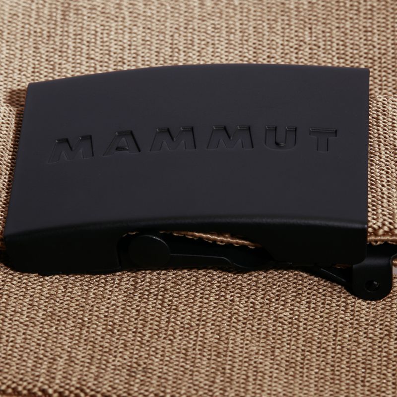 Gürtel Mammut Logo dark sand 2