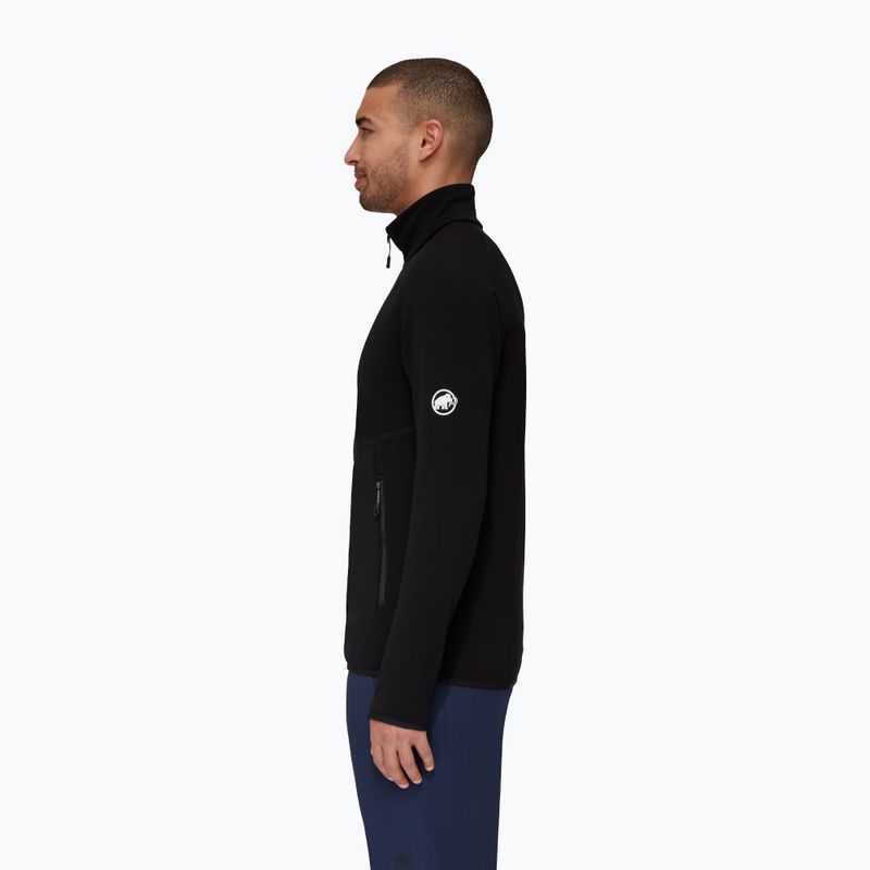 Herren-Trekking-Sweatshirt Mammut Aconcagua ML schwarz 3