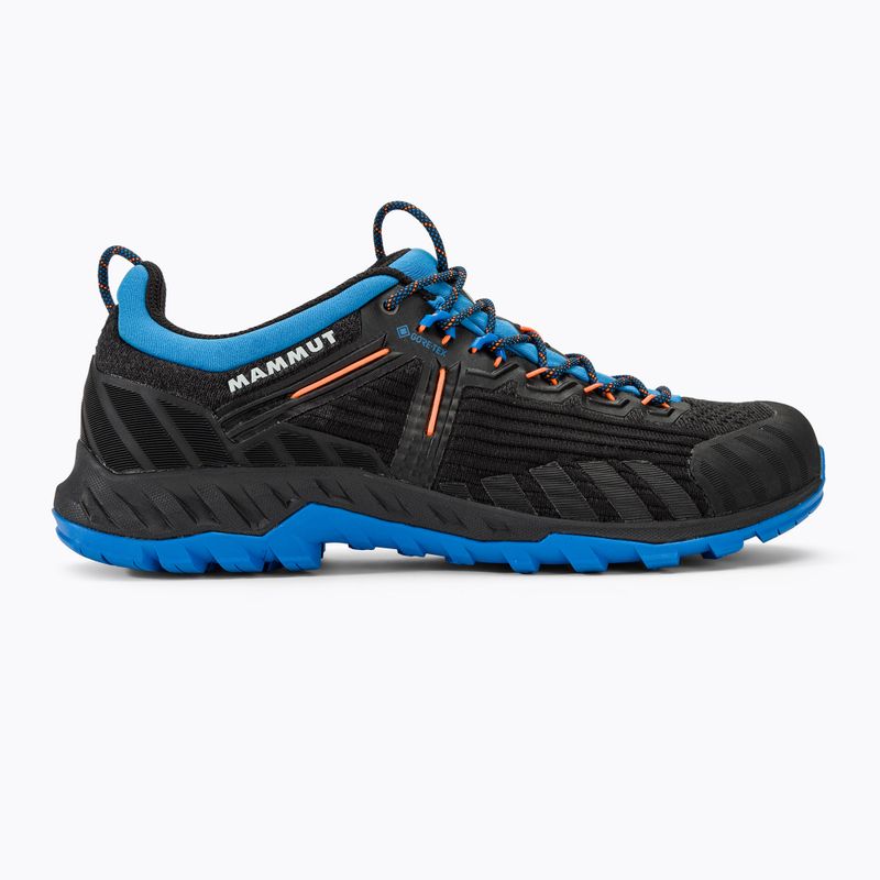 Mammut Alnasca Knit III Low GTX schwarz/gletscherblau Herren Approach-Schuh 2